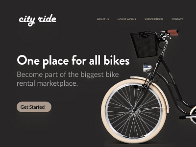 Bike Sharing Marketplace app app design bike bike sharing clean design marketplace sharing economy ui ux web web design