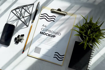 A4 Clipboard Flyer Mockup mock up mockup mockups photoshop psd template