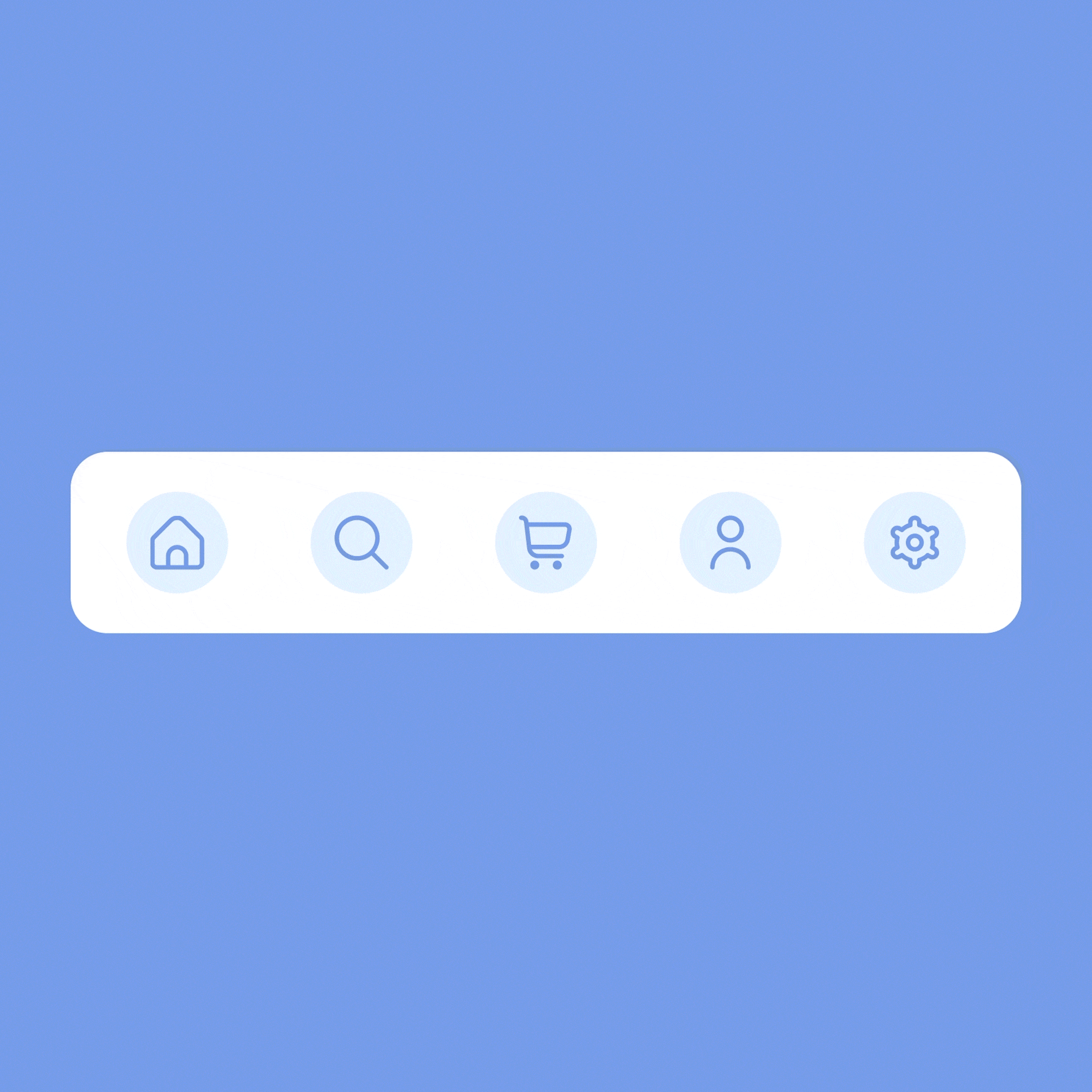 Mobile Menu Navigation Interaction animation app app design bar bottom menu bar components design figma interface menu menu bar micro interaction mobile motion motion graphics navigation ui ui design ui element user interface