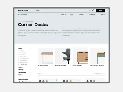UX Office 3d animation branding case study design ecommerce furniture graphic design illustration logo motion graphics office ui ux vector web design webdesign