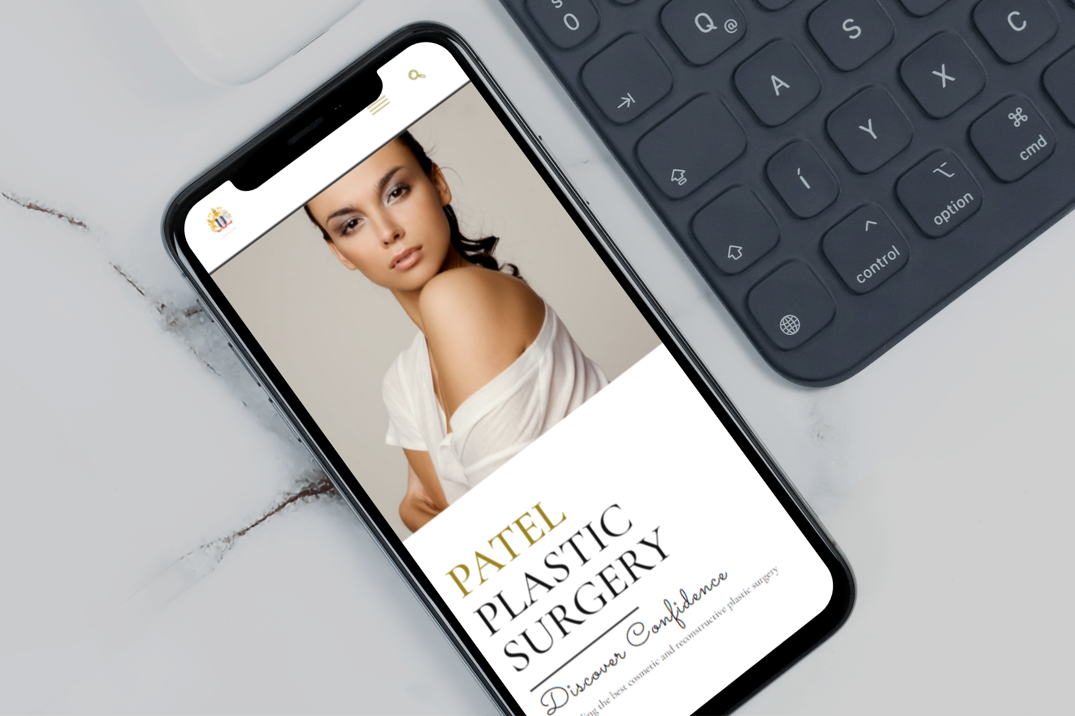 Patel Plastic Surgery Website branding design elementor graphic design plastic surgery website ui uiux website website desing