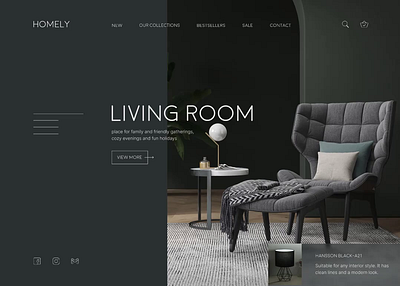 Furniture store | E-commerce animation design ui