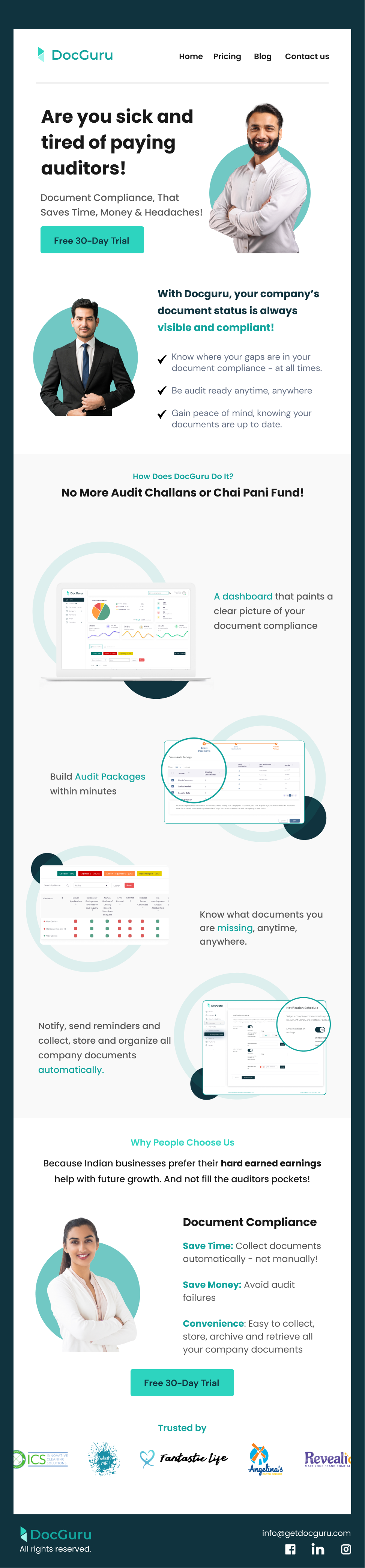 Document Compliance Landing Page branding design figma landing page ui uiux