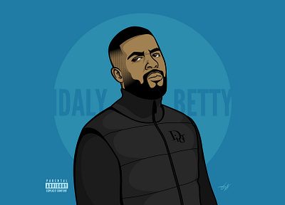 Idaly album artist beats characterart characterdesign design digitalart graphic design graphic designer hiphop illustration illustrator musicartist musician portret rnb singer smooth song vibin