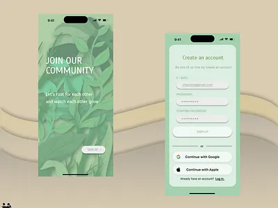 Daily UI - Day 1 3d graphic design ui