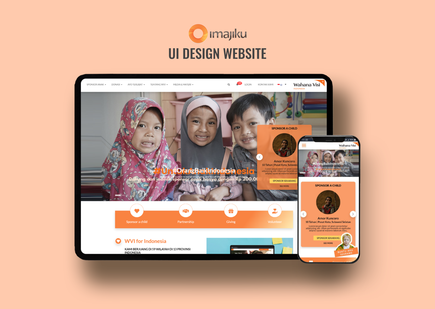 WAHANA VISI INDONESIA | IMAJIKU By IMAJIKU Design On Dribbble