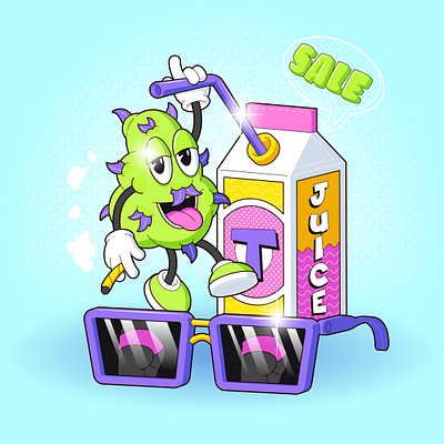 Tinker Juice 2023 2d 2d art art artist character design illustration illustrator juice nft summer vector vector illustration