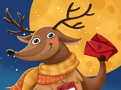 Scarlet Envelope Christmas cards illustration boardgame character christmas design game graphic design illustration new year postcard print