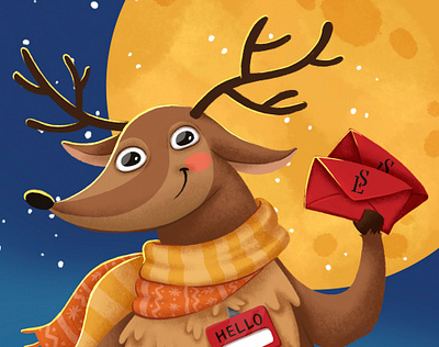 Scarlet Envelope Christmas cards illustration boardgame character christmas design game graphic design illustration new year postcard print