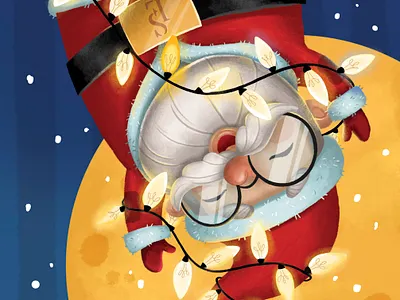 Scarlet Envelope Christmas cards illustration behance boardgame character christmas design game illustration illustrator new year photoshop postcard print