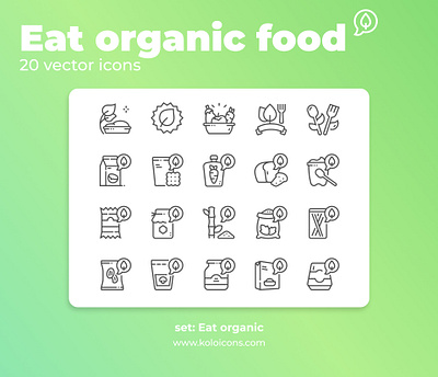 Organic food icon design food food icons graphic icon natural food organic food vector