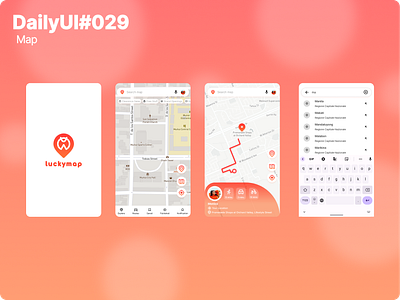 Daily UI Challenge #029 || Map branding dailyui design graphic design iillustration illustration logo ui vector web design
