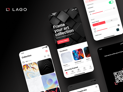 Lago app branding design icon ios iphone ui ux