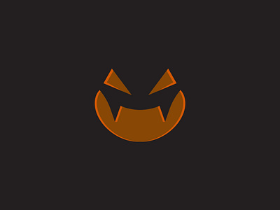 Halloween Logo art deco branding company logo graphic design halloween logo logo logo design minimalist logo modern logo open commissions pumpkin logo