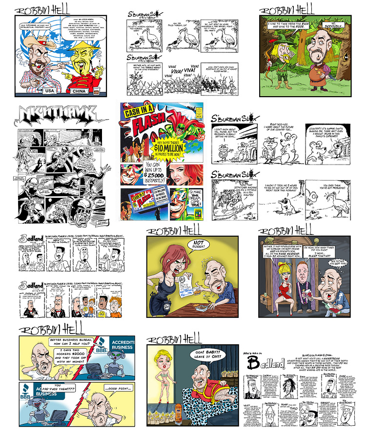 Cartoons & comic strips by Peter van der Merwe on Dribbble