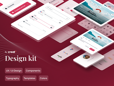 Aurora 🔮 - Design kit appdesign dailyui design graphic design inspirationdesign interface ui uiux userexperience userinterface ux website