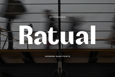 Ratual – Free Fonts branding