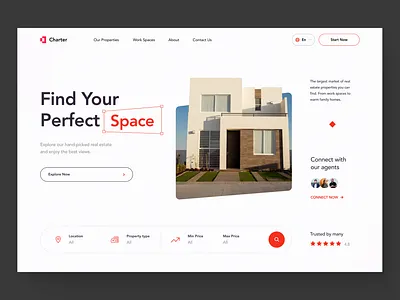 Real Estate Website house real estate ui ui design ux uxdesign