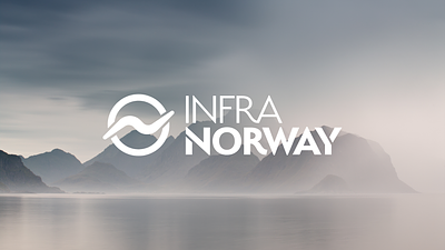 Infra Norway's Renewable Energy brand design branding hydro power infra norway logo design net zero carbon potting shed renewable energy sustainable energy wind power