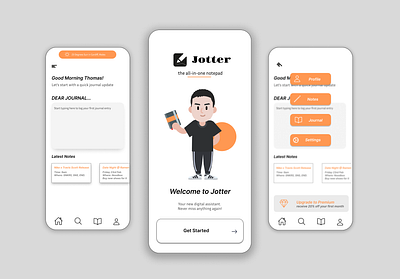 Jotter / Dribble Community design graphic design illustration logo ui ux