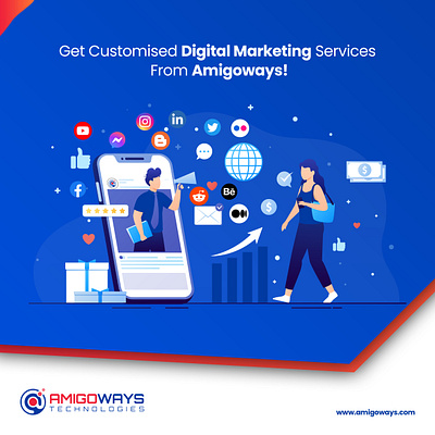 Get Customised Digital Marketing Service From Amigoways! amigoways amigowaysappdevelopers amigowaysteam digitalmarketing
