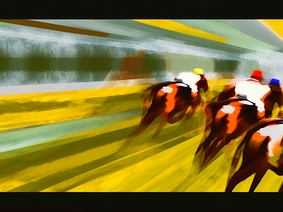A Day at the Races abstract ai colorful creative digitalart education illustration inspiration learning midjourney modern people texture