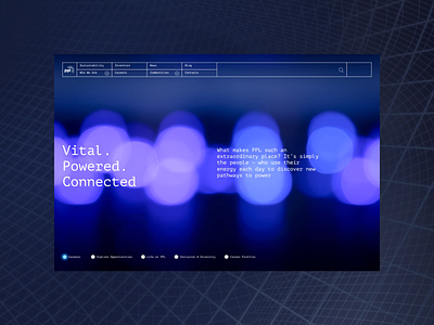 PPL Corporation’s — website redesign. Careers page technology ui ux web design website
