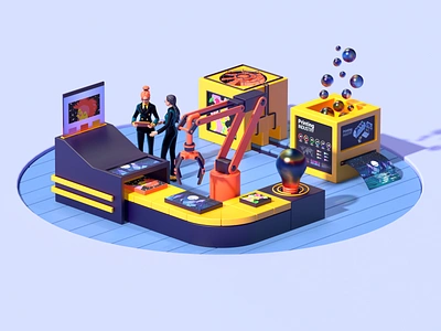 UI Concept design 3d 3dart 3dcharacter 3ddesign 3dillustration 3dmodeling art branding character cinema4d design icon illustration logo redshift ui web