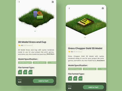 DesignYu - 3D Market Design App 3d 3ddesign 3dmodel 3dshop app blender design mobile app ui ui design mobile app