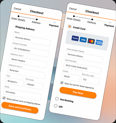 Day 2 Daily UI Challenge: Credit Card Checkout Page #DailyUI