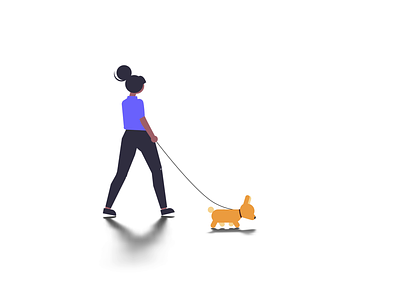 Let's take a walk! 2d animation branding design graphic design illustration minimal vector