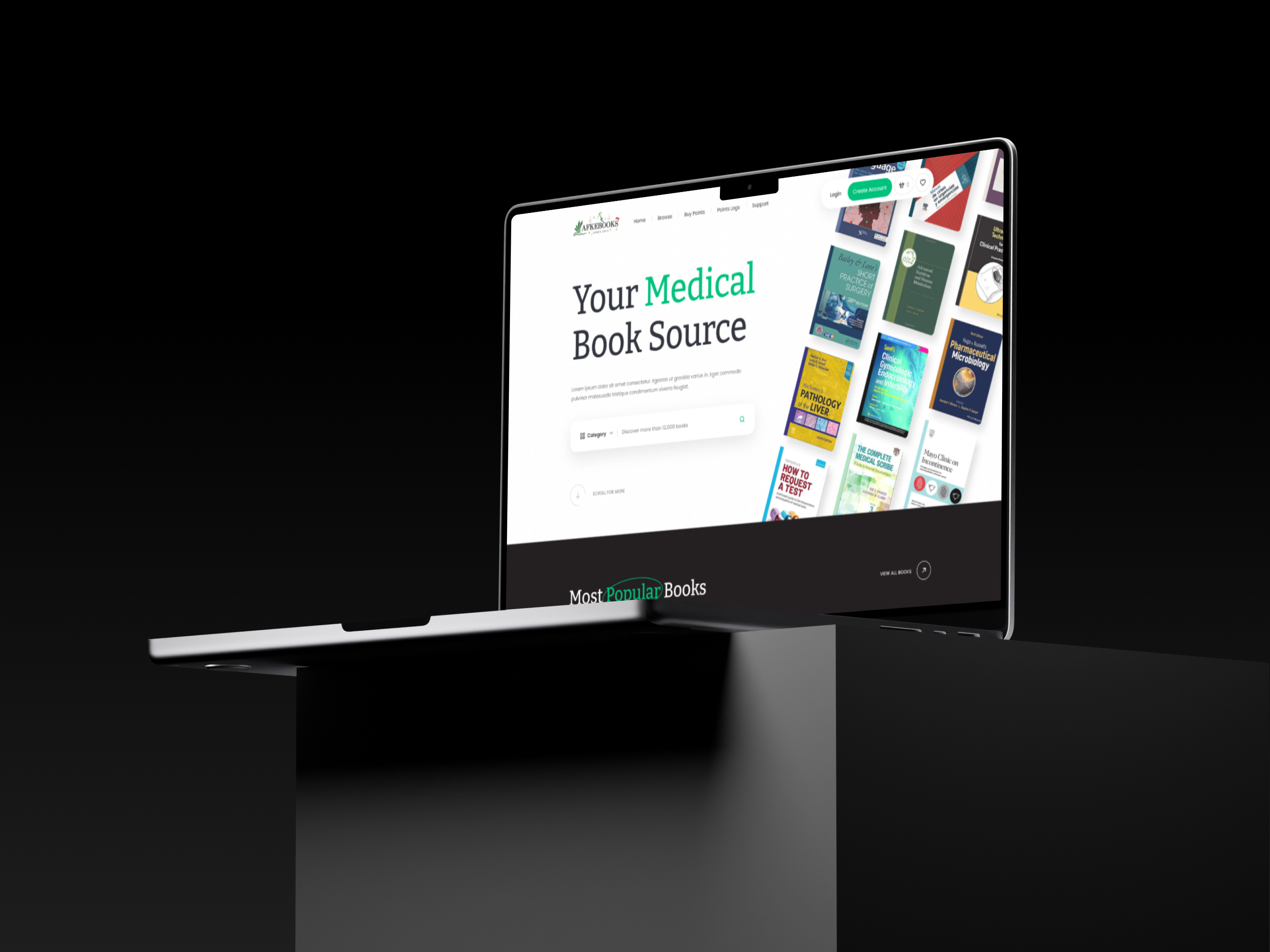 E-Book Shop Website 📖 book book store e book e commerce landing page shop ui web web design website