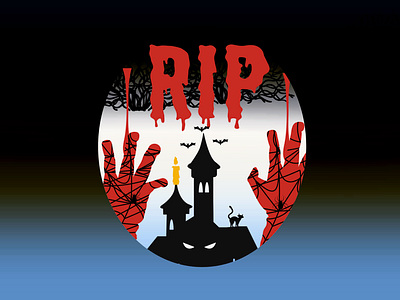 Halloween 3d animation art artwork branding design devil graphic design halloween horror illustration logo motion graphics night spooky ui