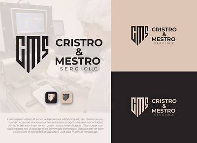 Cristro & Mestro Sergio LLC. Logo Design brand design brand identity brand logo branding corporate logo creative design design logo designer graphic design illustration llc logo logo logo design medical logo minimal modern logo unique wordmark