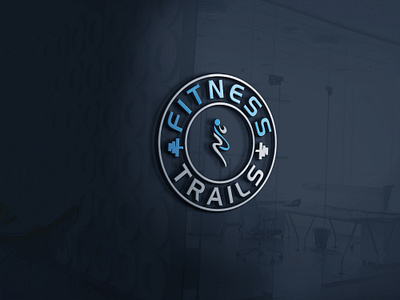 Gym or Fitness Logo 3d logo brand logo branding graphic design logo minimal modern proffessional typography vector