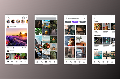 Instagram Redesign app design redesign ui