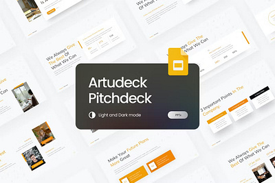 Artudeck Pitch Deck Business Google Slides design illustration keynote poweporint ppt presentation presentation template template