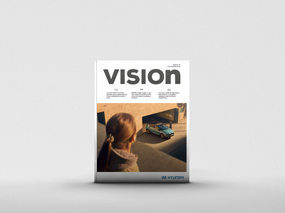 HYUNDAI VISION | Magazine book booklet branding design graphic design magazine product design