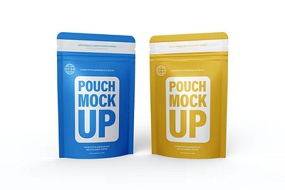 Small Zipper Pouch Packaging Design Mockup design mock up mockup mockups package packaging psd