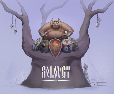 Slavic mythology: Solovey character characterdesign digitalart illustration logo mascot design ui