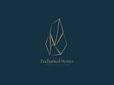 Enchanted Stones Logo branding graphic design illu illustration logo logodesign typography vector