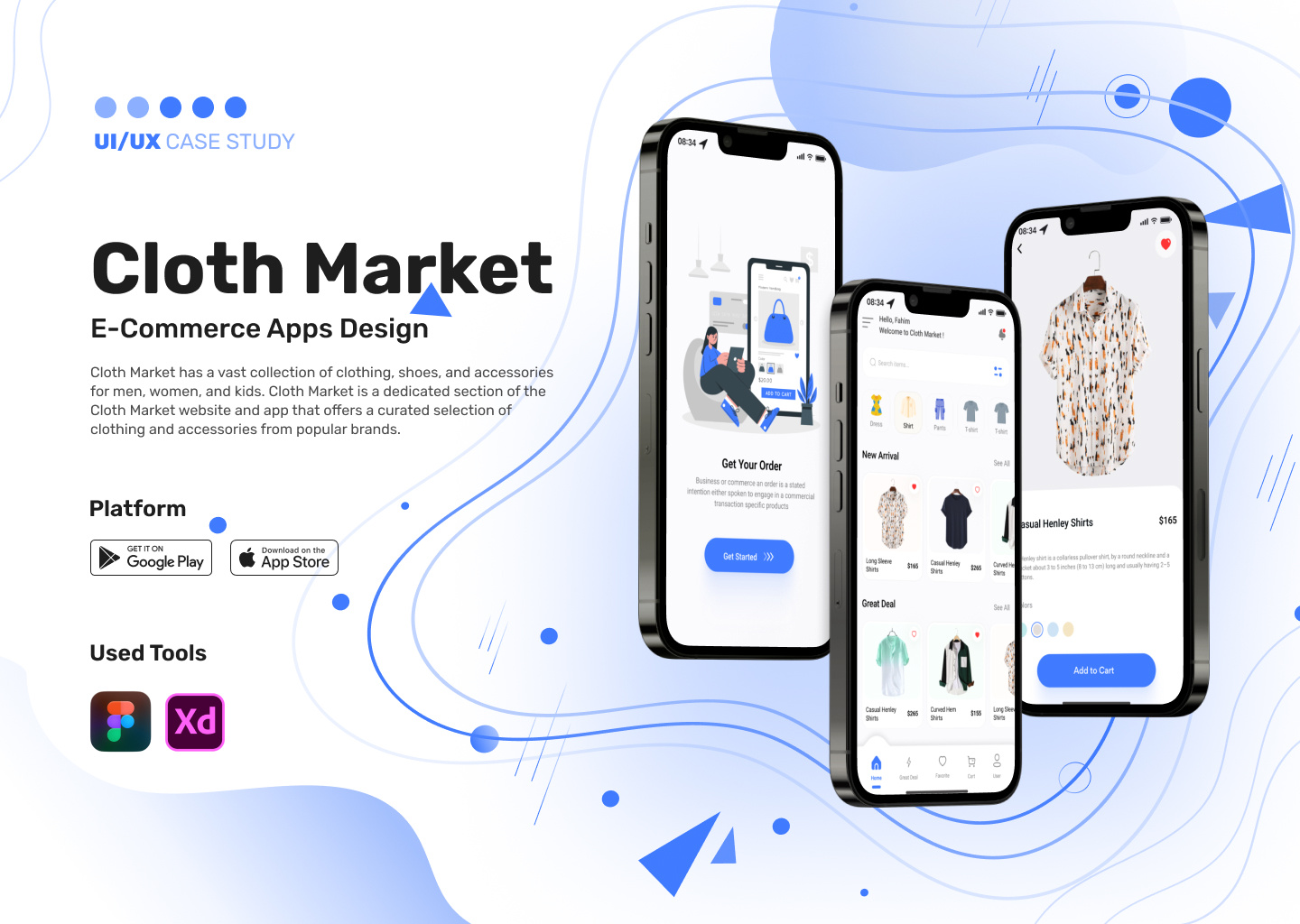 Cloth Market E-commerce Apps UI UX Design by Fahim Bin Omar ‌ on Dribbble