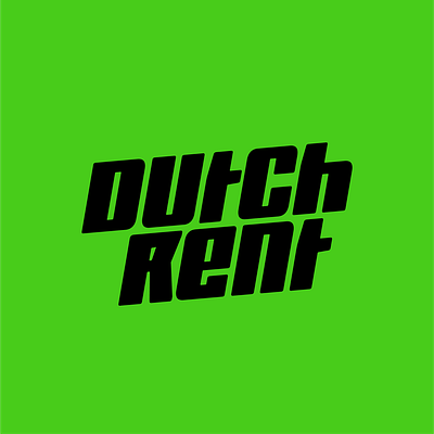 Dutch Rent branding carrental design logo