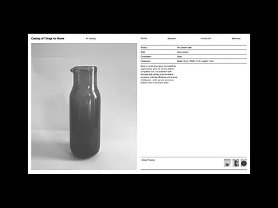 Catalog of Things for Home Issue 115 black and white branding catalog e commerce ecommerce layout minimal minimaldesign modern product page responsive shopify store ui ux web webdesign