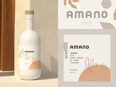 Amano Olive Oil Branding & Packaging Design amano art direction branding drink food label logo natural olive olive oil organic packaging packaging design patterns vegan