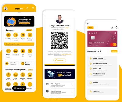 Deerpee - Payment app like Paytm app design ui ui ux desiging ux web design