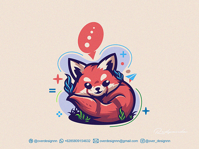 Red Panda logo animal art branding design e sports emblem esport gamers graphic design icon identity illustration logo mark red panda tshirt vector