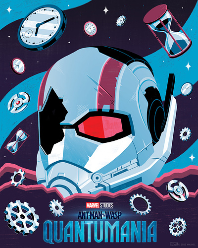 Marvel : Ant-Man and the Wasp: Quantumania disney editorial illustration ill illustration marvel poster design