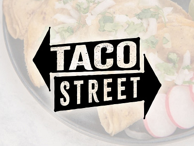 Taco Street Logo branding food graphic design logo street taco taco vector