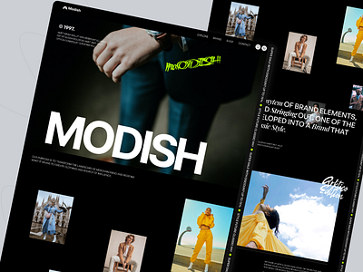 Modish - eCommerce Fashion Website ecommerce website fashion landing page fashion website landing page web design web development website design